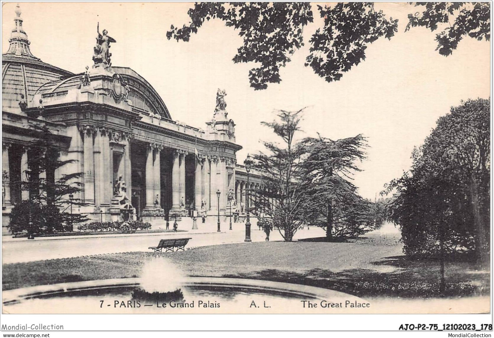 AJOP2-75-0213 - PARIS - Lle Grand Palais - The Great Palace - Andere Monumenten, Gebouwen