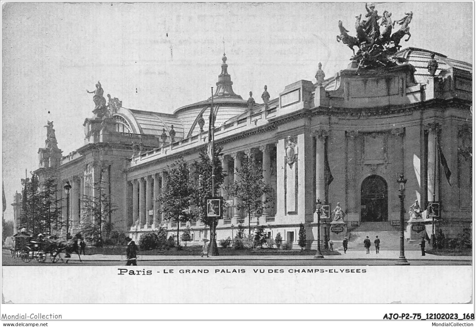 AJOP2-75-0208 - PARIS - Le Grand Palais Vu Des Champs-elysées - Champs-Elysées