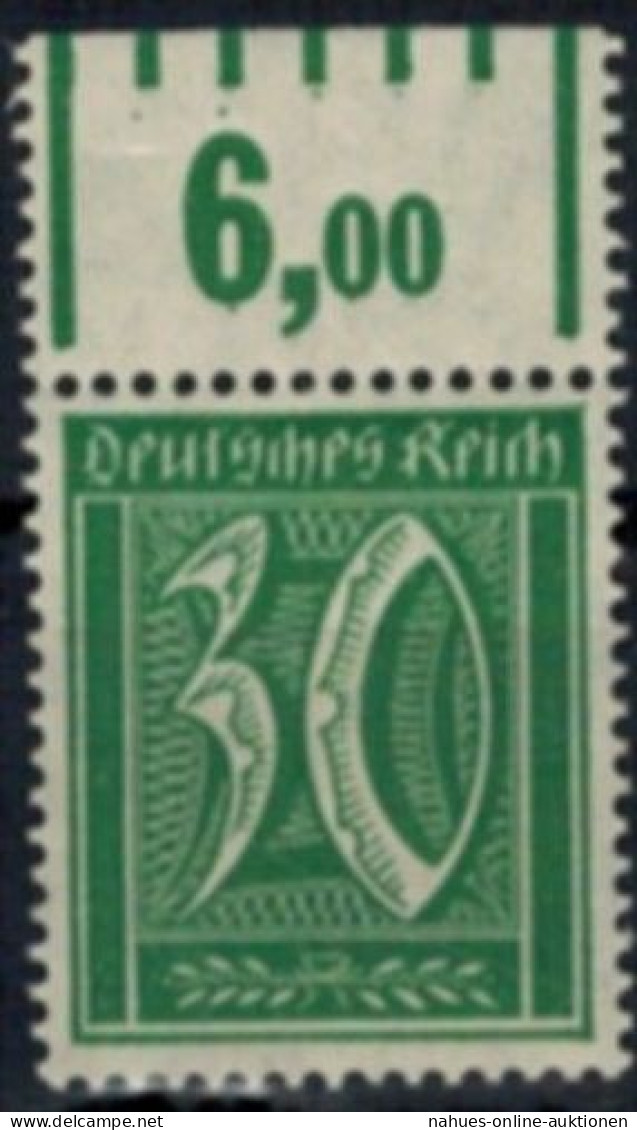 Deutsches Reich 162 Infla Oberrand Walzendruck 30 Pfg., Postfrisch - Brieven En Documenten