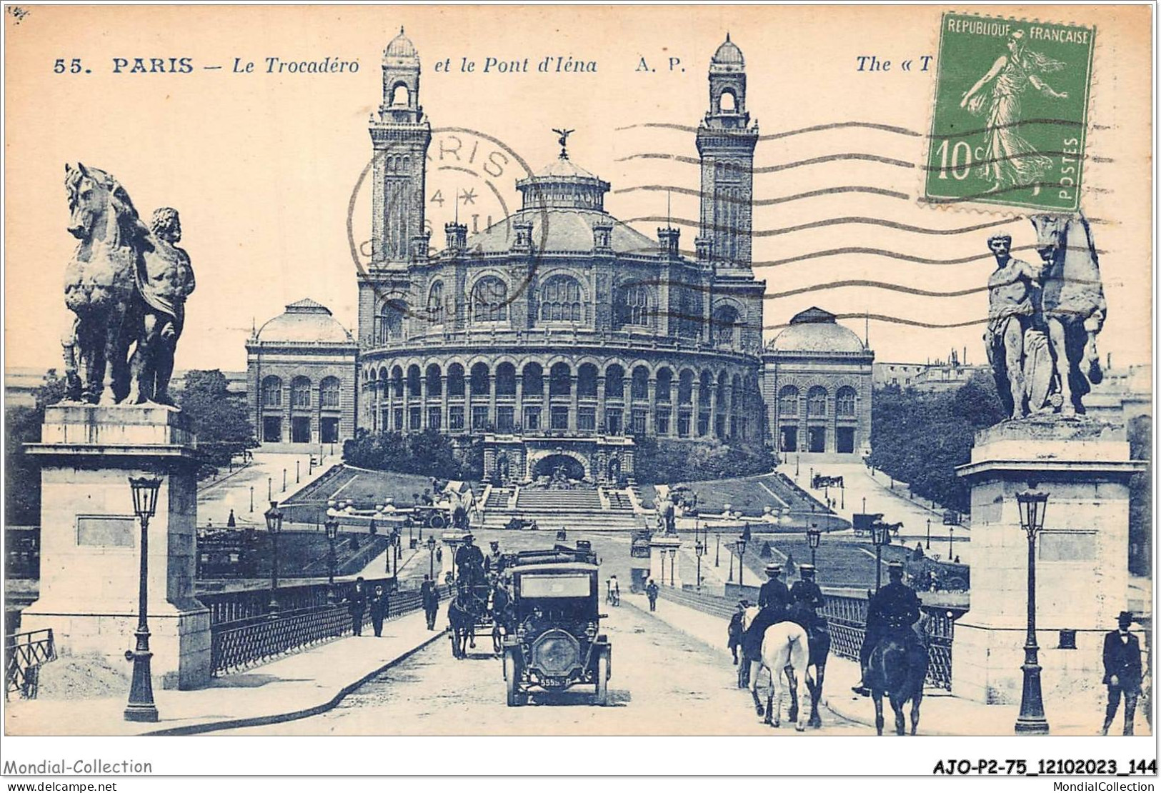 AJOP2-75-0196 - PARIS - Le Trocadéro Et Le Pont D'iéna - Sonstige Sehenswürdigkeiten