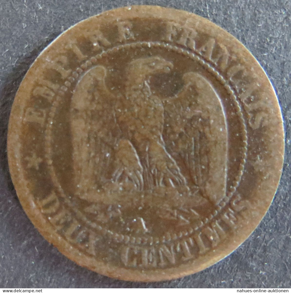 Münze Frankreich France 2 Centimes 1856 Schön F Napoleon III. - Other & Unclassified