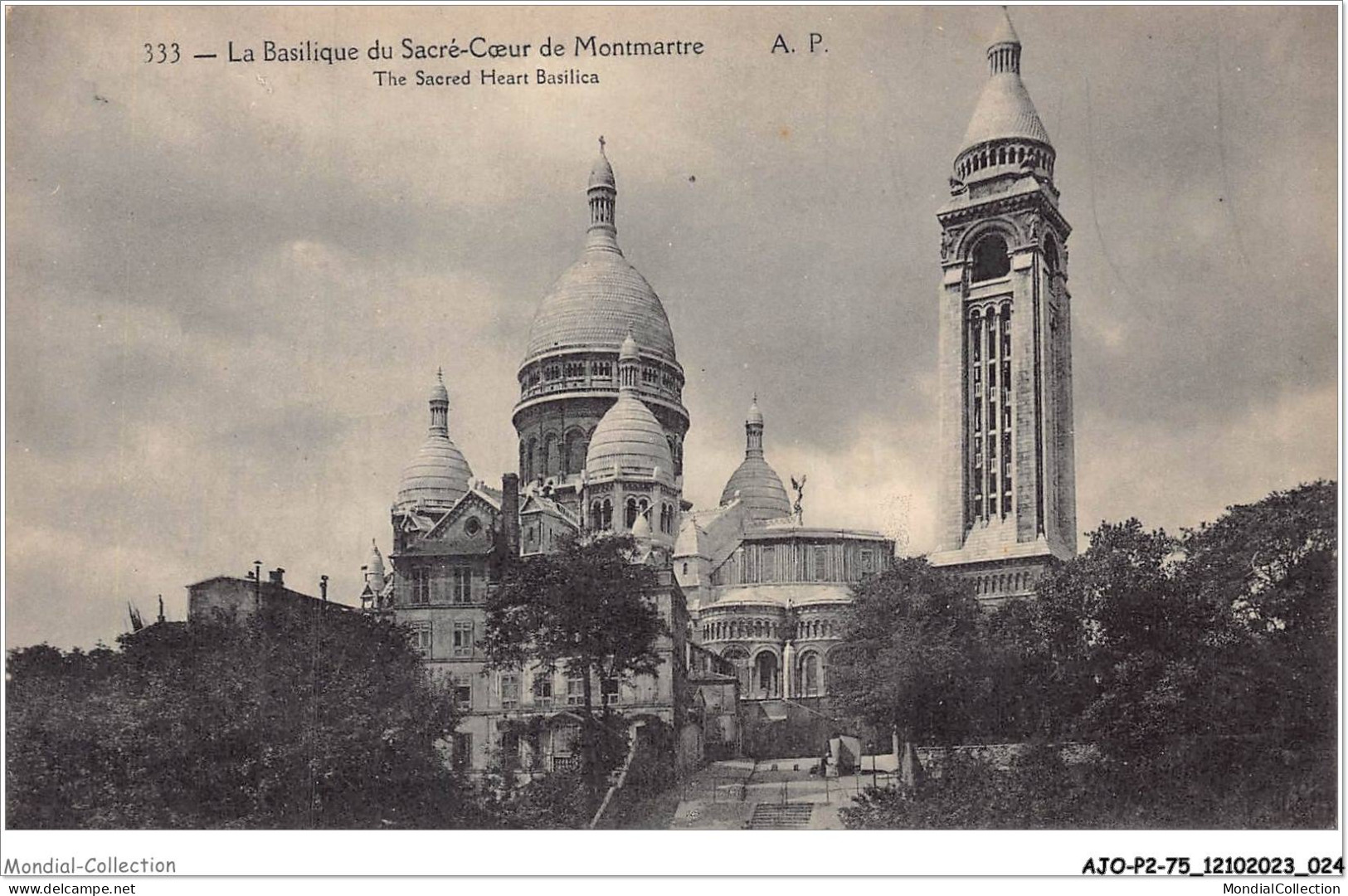 AJOP2-75-0136 - PARIS - La Basilique Du Sacré-coeur De Montmartre - Sacré Coeur