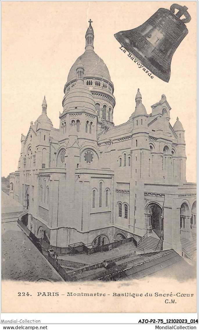 AJOP2-75-0131 - PARIS - Montmartre - Basilique Du Sacré-coeur - Sacré Coeur