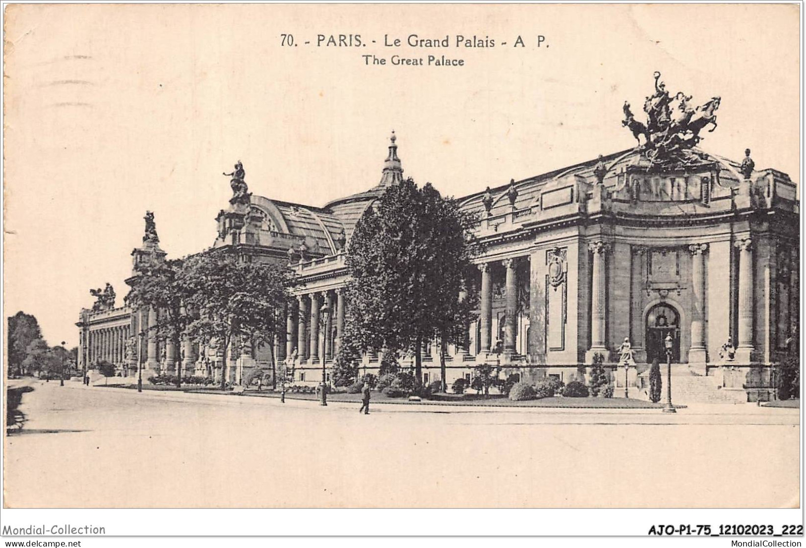 AJOP1-75-0112 - PARIS - Le Grand  Palais - The Great Palace - Andere Monumenten, Gebouwen