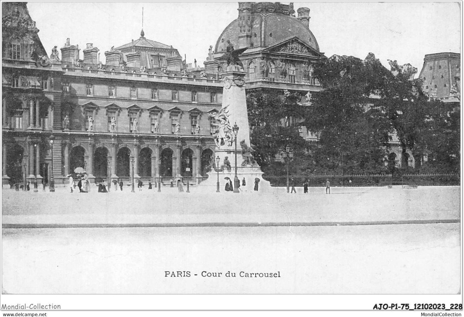 AJOP1-75-0115 - PARIS - Cour Du Carrousel - Plazas