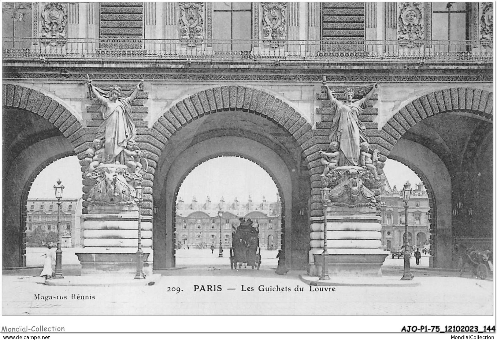 AJOP1-75-0073 - PARIS - Les Guichets Du Louvre - Louvre
