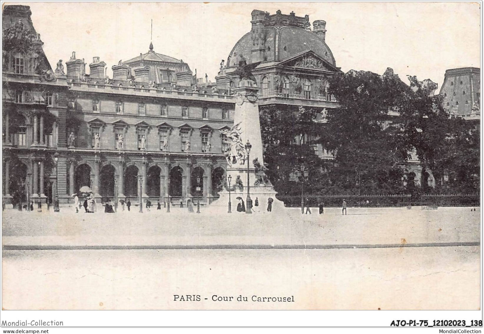 AJOP1-75-0070 - PARIS - Cour Du Carrousel - Plazas