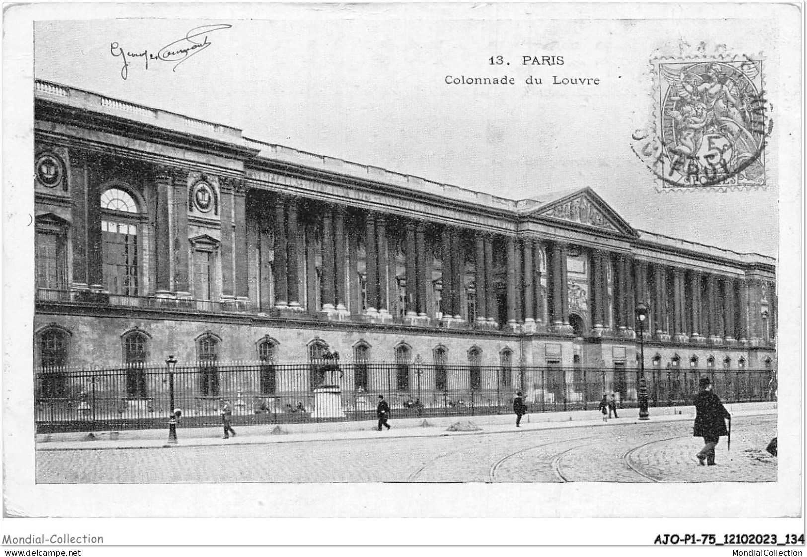 AJOP1-75-0068 - PARIS - Colonnade Du Louvre - Louvre