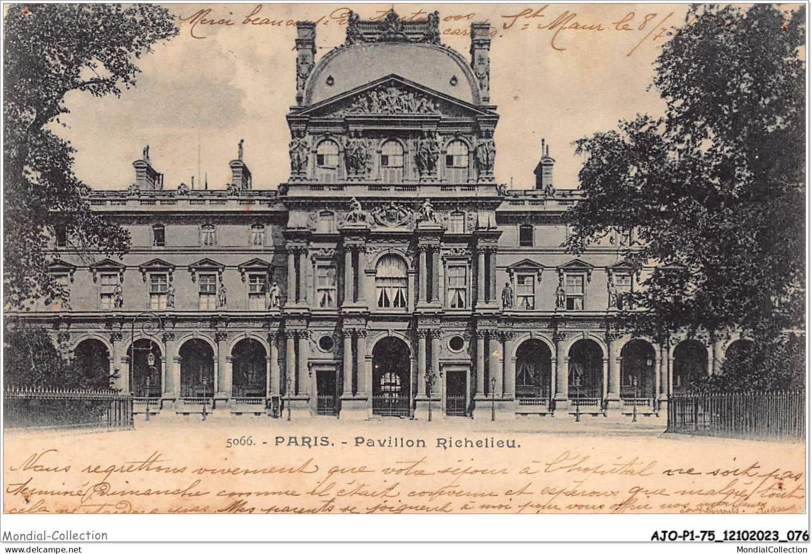 AJOP1-75-0039 - PARIS - Pavillon Richelieu - Plazas