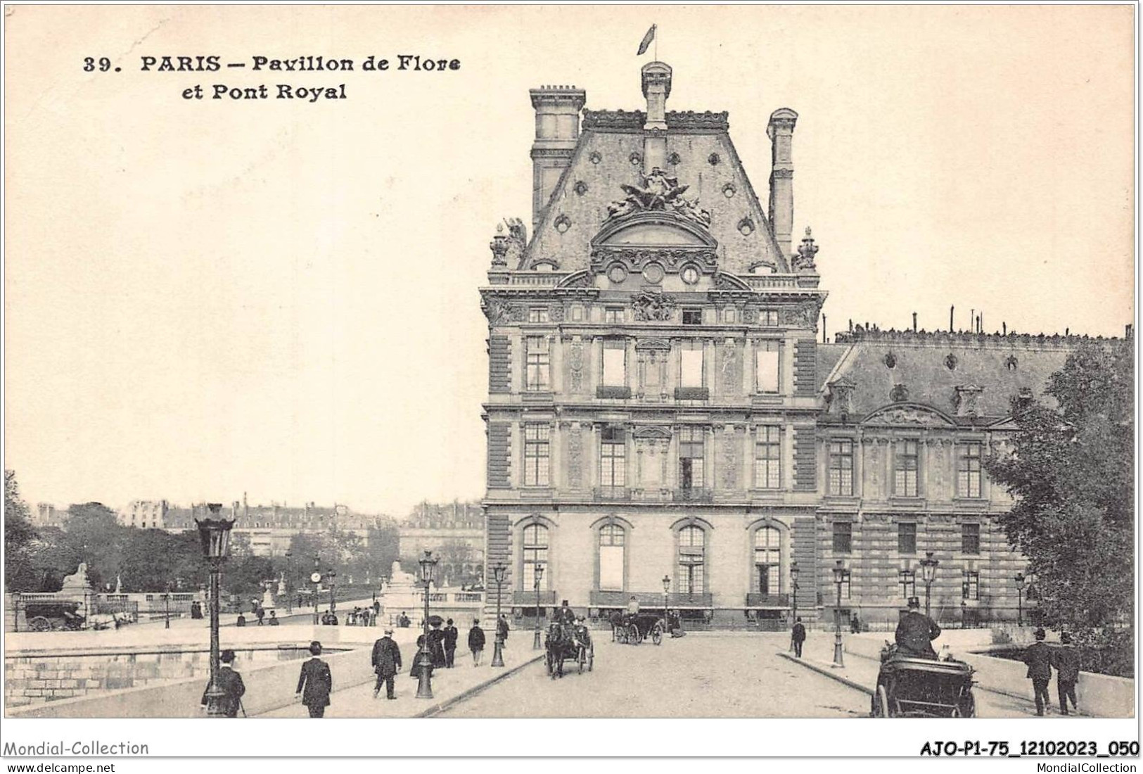 AJOP1-75-0026 - PARIS - Pavillon De Flore Et Pont Royal - Multi-vues, Vues Panoramiques