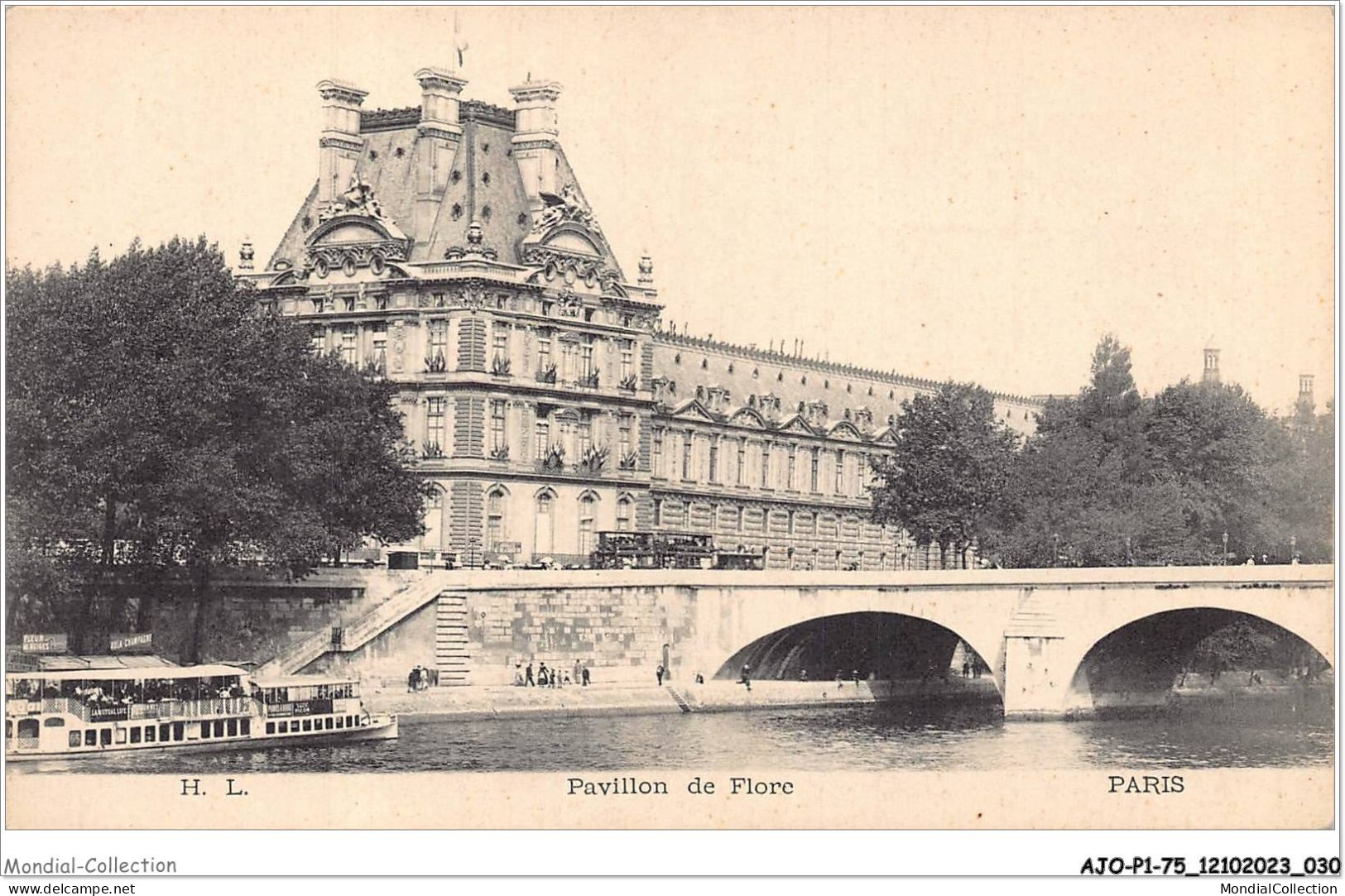 AJOP1-75-0016 - PARIS - Le Pavillon De Flore - Andere Monumenten, Gebouwen