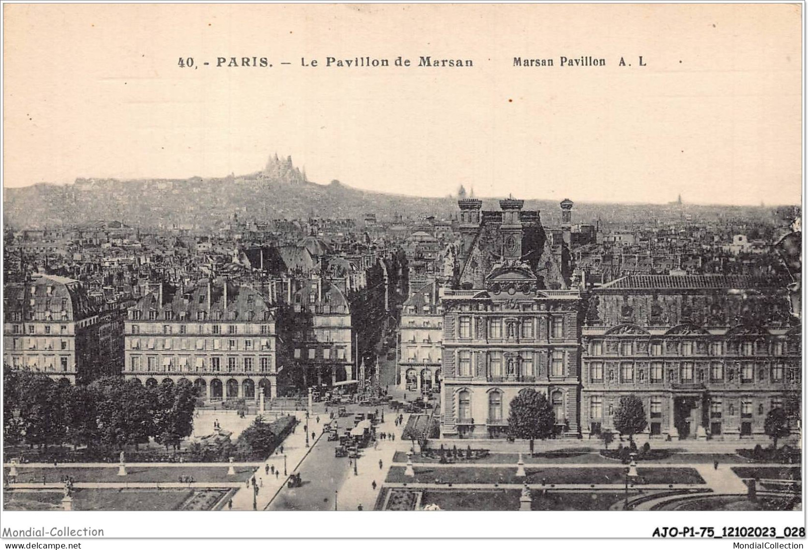 AJOP1-75-0015 - PARIS - Le Pavillon De Marsan - Panoramic Views
