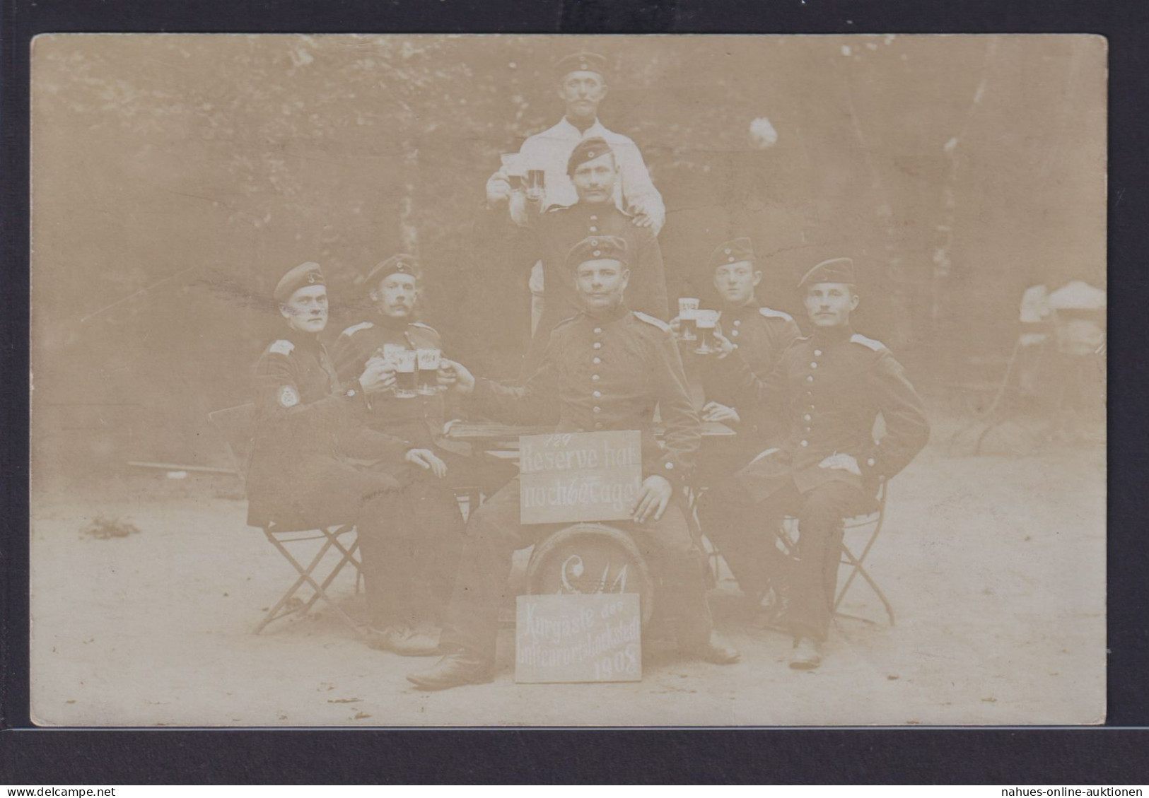 Militaria Ansichtskarte Krieg Ab Lockstedter Lager Soldaten Reserve Noch 60 Tage - 1914-18