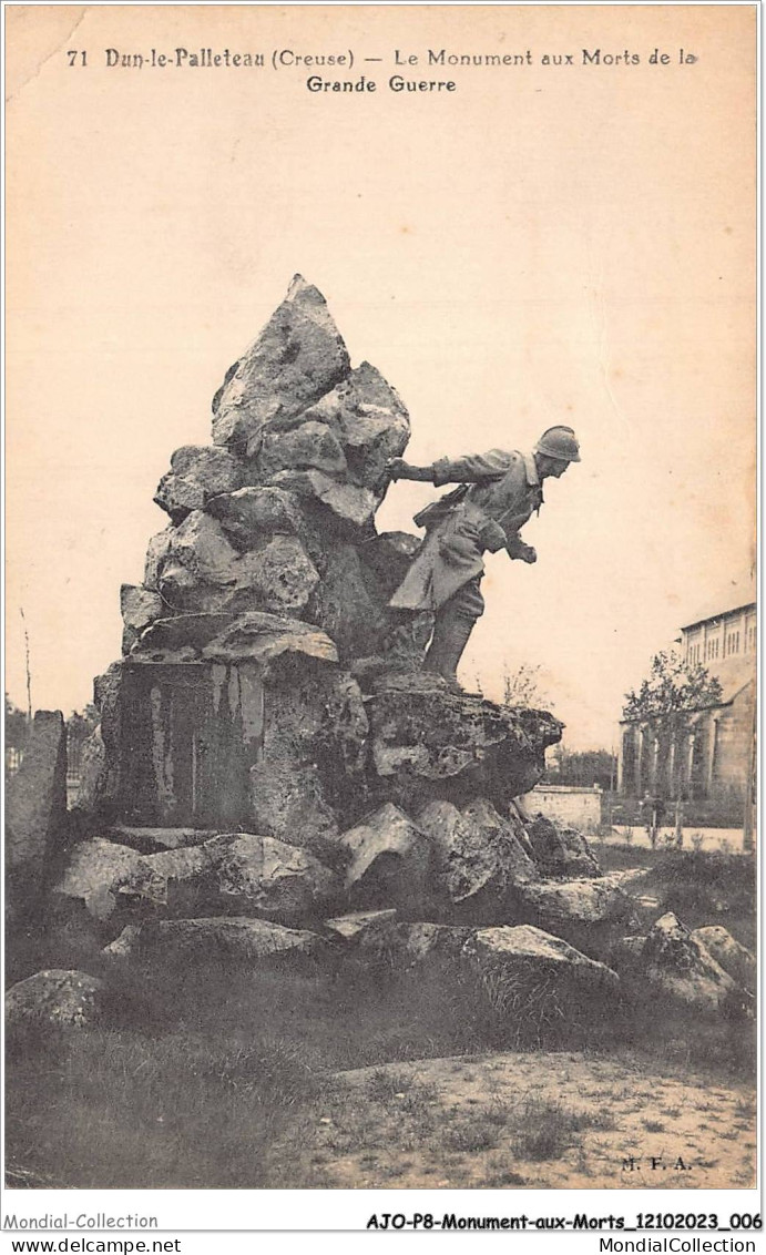 AJOP8-0776 - MONUMENT-AUX-MORTS - Dun-le-palleteau - Le Monument Aux Morts De La Grande Guerre - War Memorials