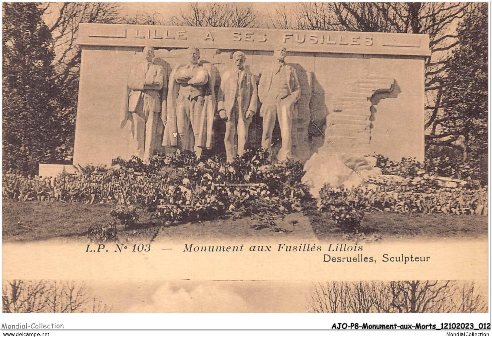 AJOP8-0779 - MONUMENT-AUX-MORTS - Monuments Aux Fusillés Lillois - War Memorials