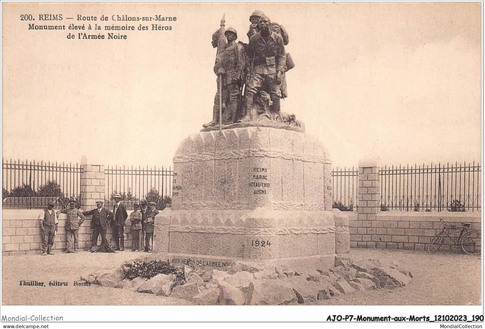 AJOP7-0743 - MONUMENT-AUX-MORTS - Ezims - Roue De Chalons-sur-marne - Monuments élevé à La Mémoire - Monumenti Ai Caduti