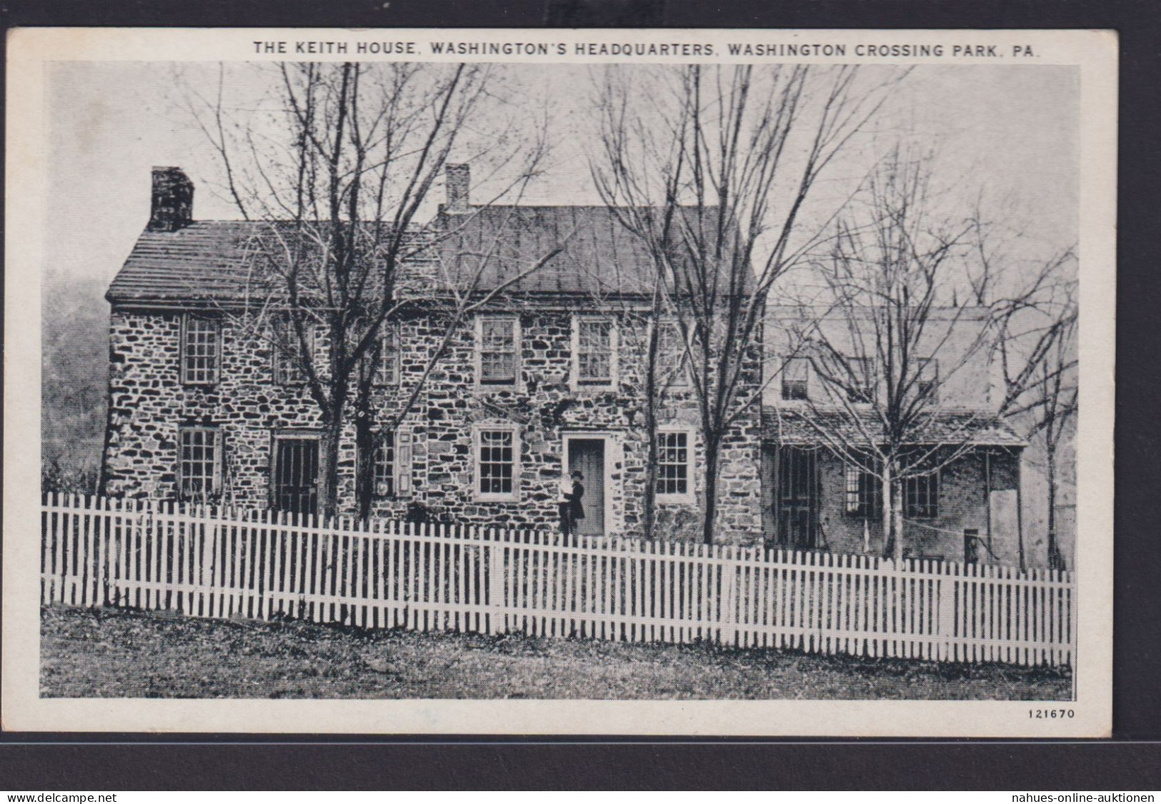 Ansichtskarte Washington Keith House Headquaters Hauptsitz Crossin Park - Andere & Zonder Classificatie