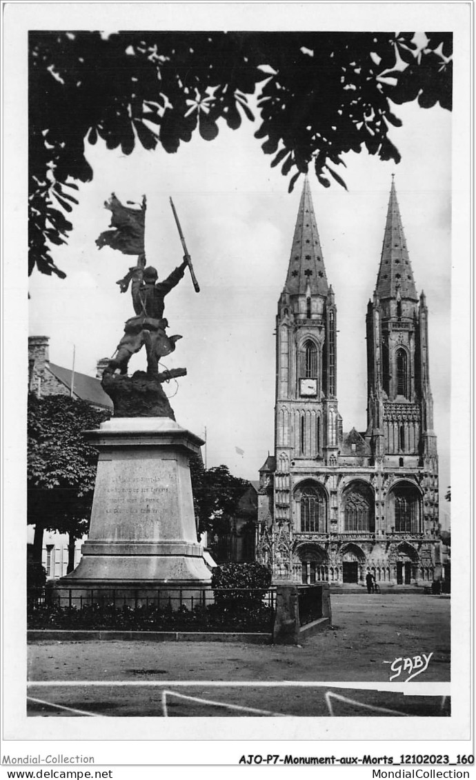 AJOP7-0728 - MONUMENT-AUX-MORTS - Saint-lo - Le Monument Aux Morts Pour La Patrie - Monumenti Ai Caduti