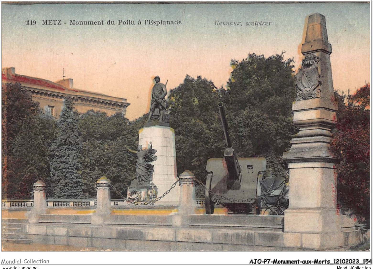 AJOP7-0725 - MONUMENT-AUX-MORTS - Metz - Monument Du Poilu à L'esplanade - Monumentos A Los Caídos