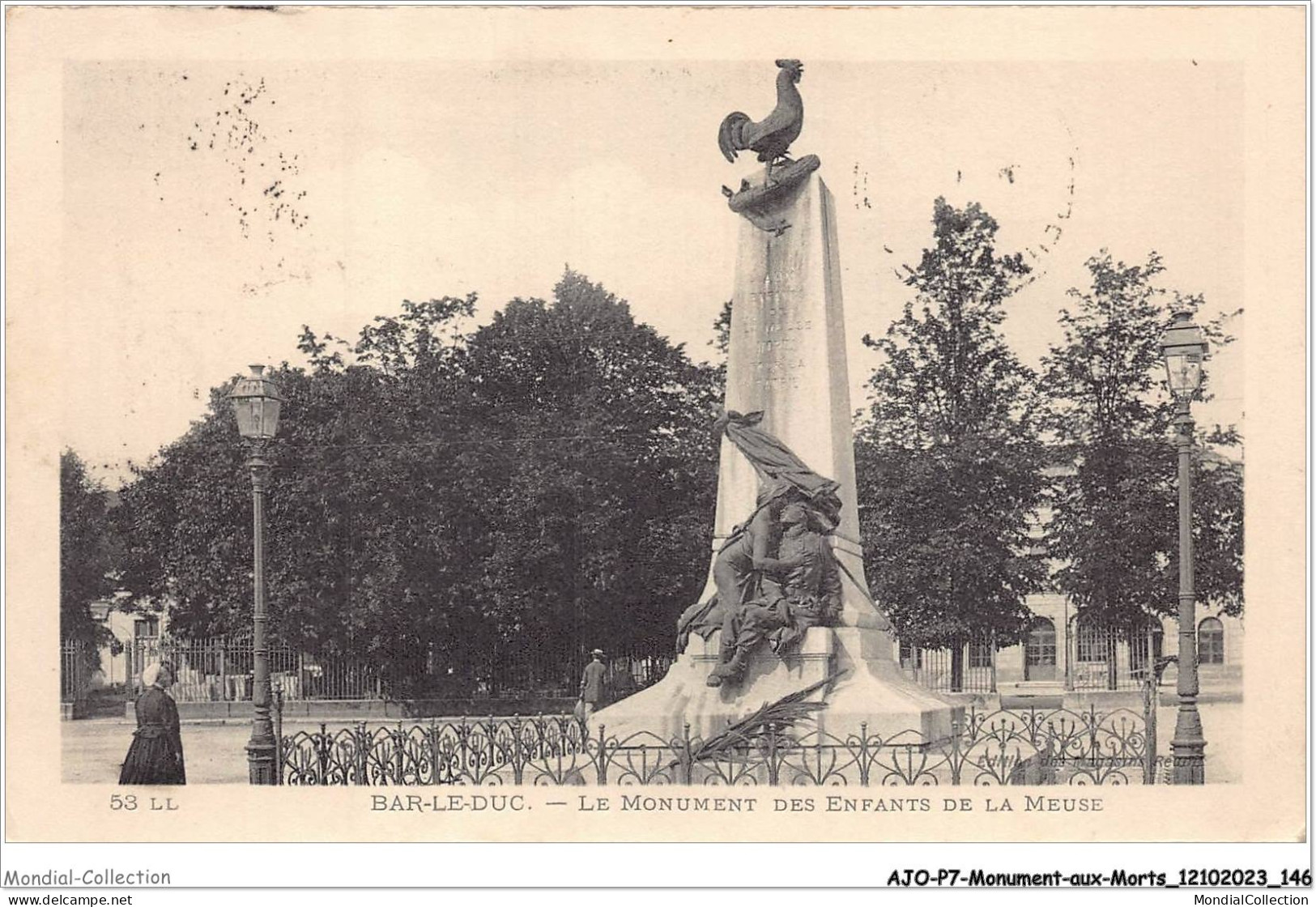 AJOP7-0721 - MONUMENT-AUX-MORTS - Bar-le-duc - Le Monument Des Enfants De La Meuse - Monumentos A Los Caídos