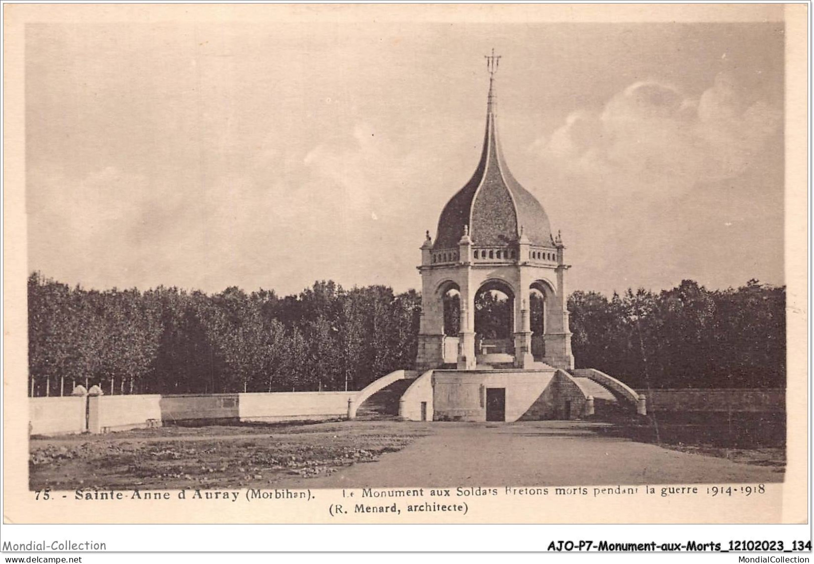 AJOP7-0715 - MONUMENT-AUX-MORTS - Sainte-anne D'auray - Monument Aux Soldats Bretons Morts - Monumenti Ai Caduti