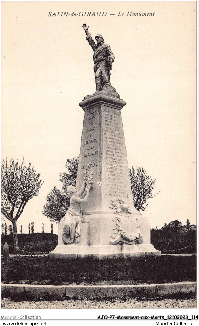 AJOP7-0705 - MONUMENT-AUX-MORTS - Salin-de-giraud - Le Monument - Monumentos A Los Caídos