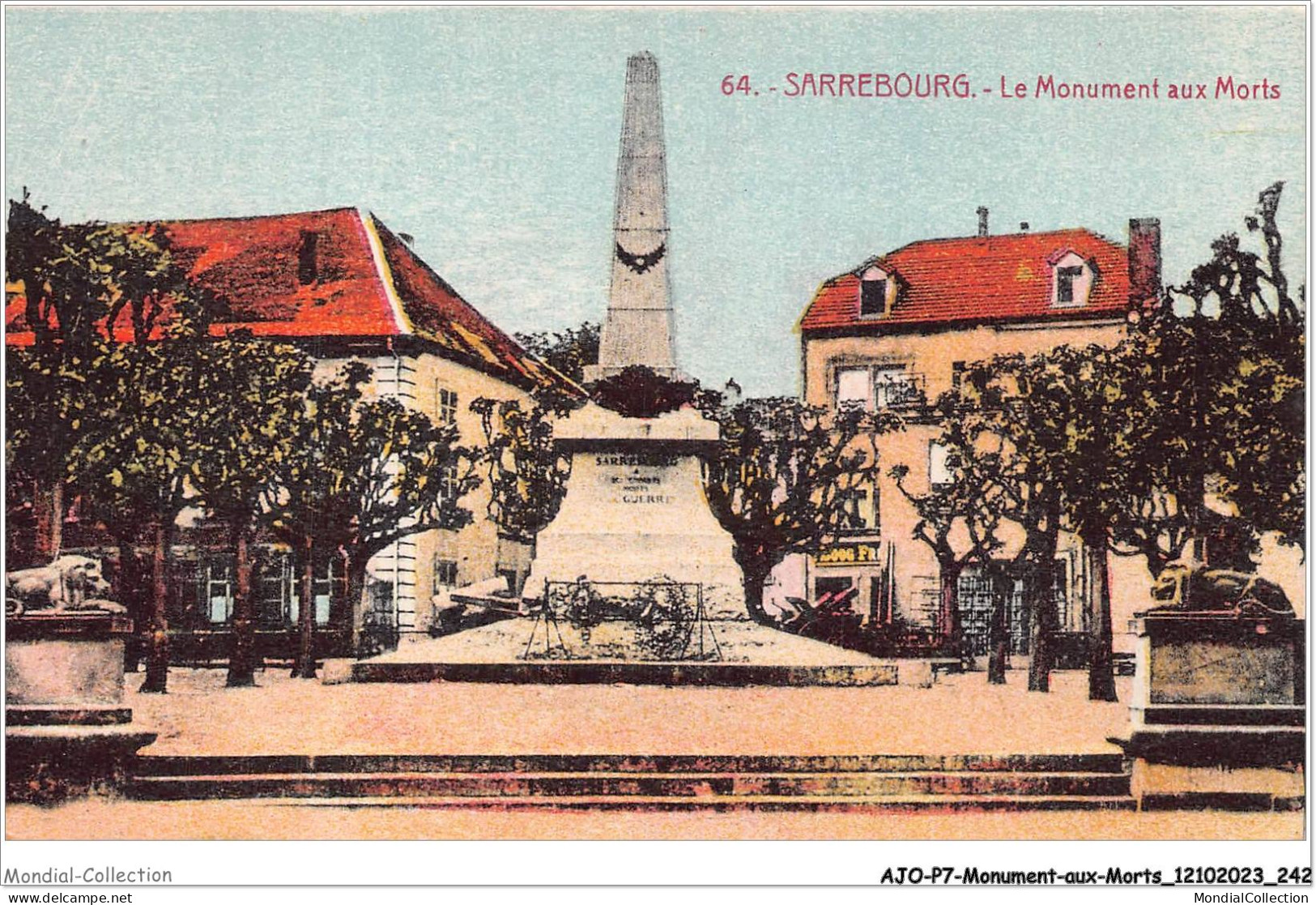 AJOP7-0769 - MONUMENT-AUX-MORTS - Sarrebourg - Le Monument Aux Morts - Monuments Aux Morts