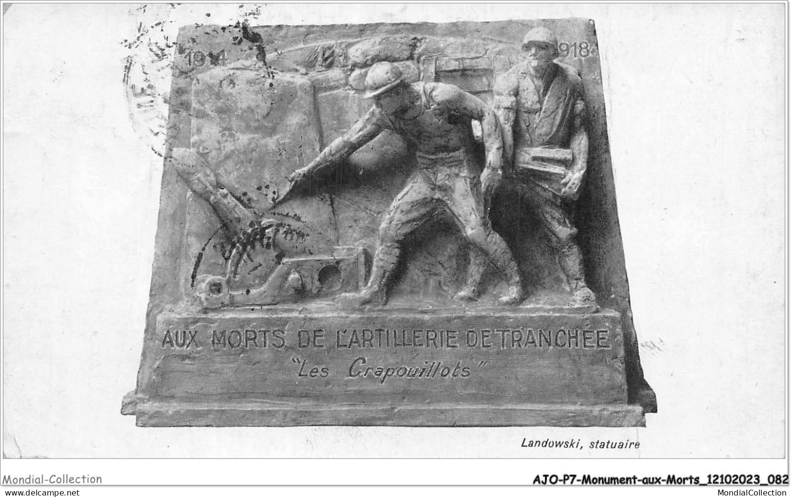 AJOP7-0689 - MONUMENT-AUX-MORTS - Aux Morts De L'artillerie De Tranchée - Les Crapouillots - Monumenti Ai Caduti