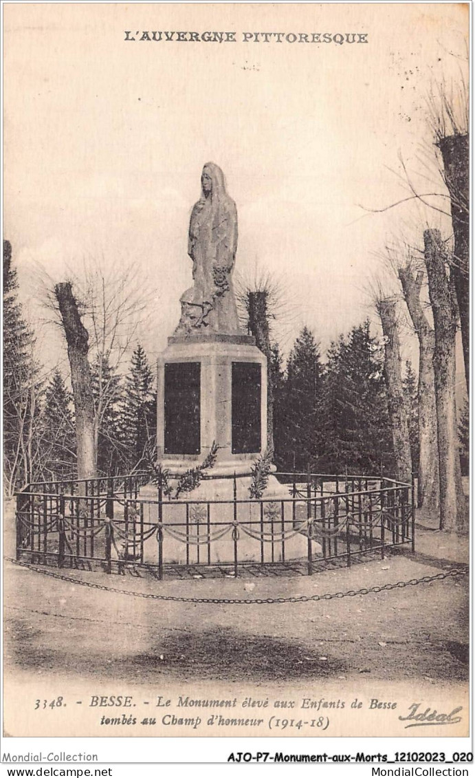 AJOP7-0658 - MONUMENT-AUX-MORTS - L'auvergne Pittoresque - Oorlogsmonumenten