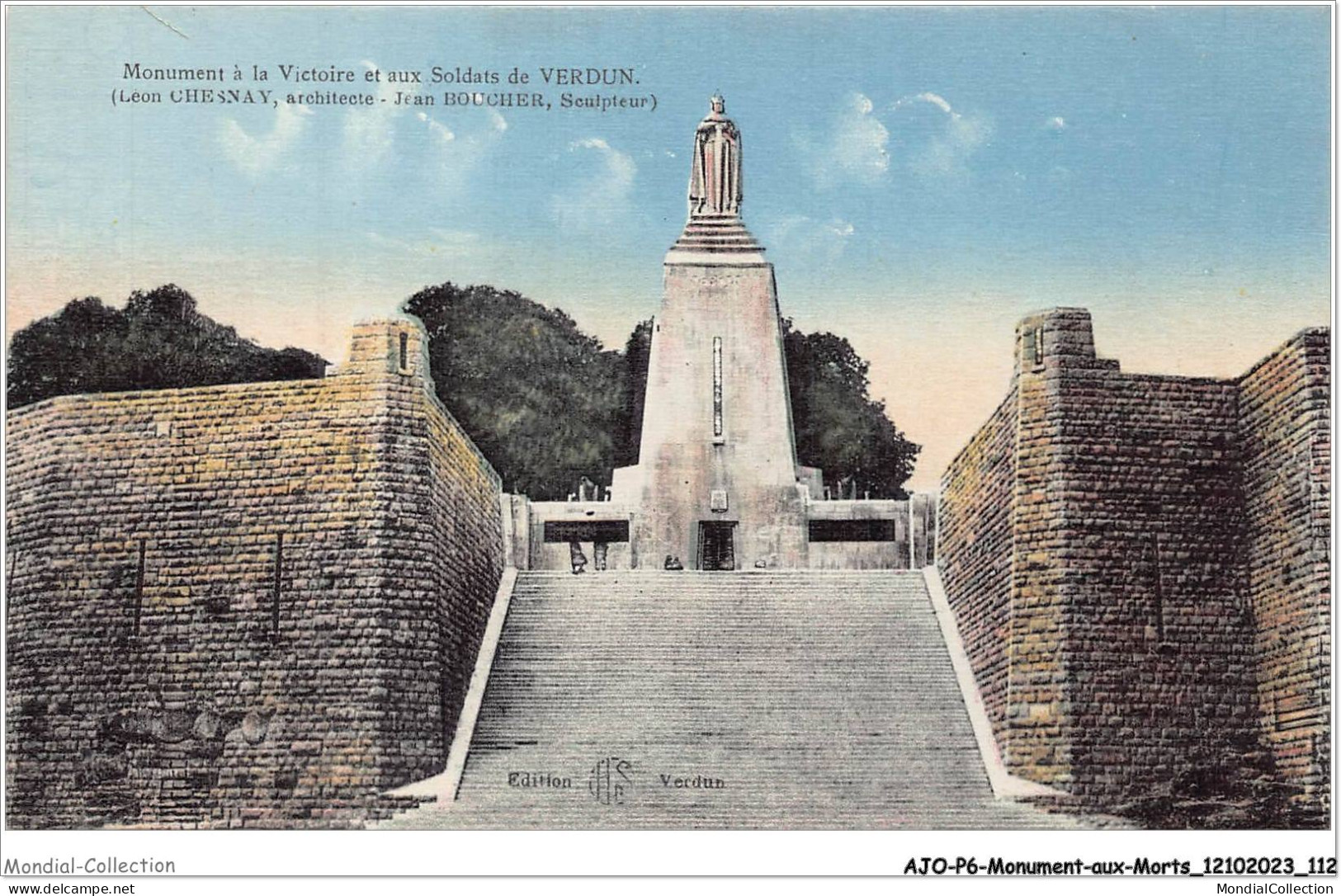AJOP6-0565 - MONUMENT-AUX-MORTS - Monument à La Victoire Et Aux Soldats De Verdun - Oorlogsmonumenten