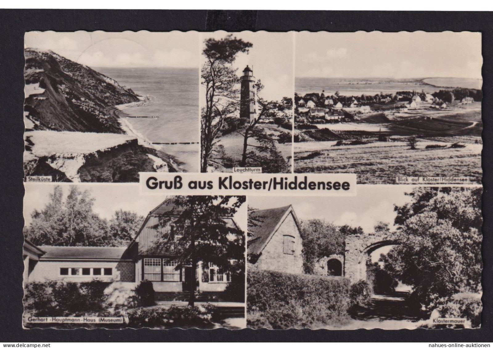 Ansichtskarte Hiddensee Mecklenburg Vorpommern Insel Kloster Ansichten Ab Vitte - Other & Unclassified