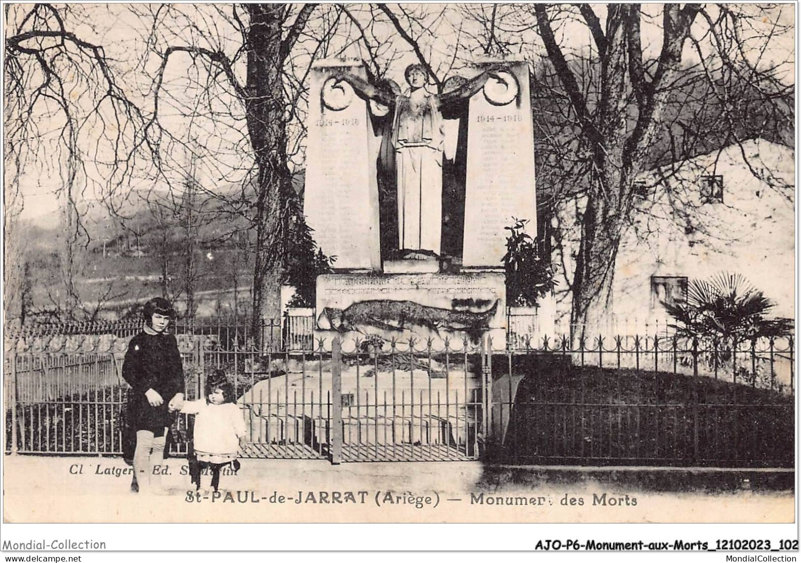 AJOP6-0560 - MONUMENT-AUX-MORTS - St-paul-de-jarrat - Monument Des Morts - Kriegerdenkmal