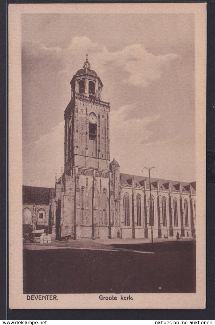 Ansichtskarte Deventer Große Kirche Niederlande - Sonstige & Ohne Zuordnung