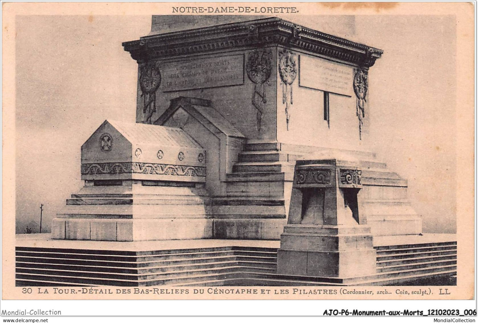 AJOP6-0513 - MONUMENT-AUX-MORTS - Notre-dame-de-lorette - Oorlogsmonumenten