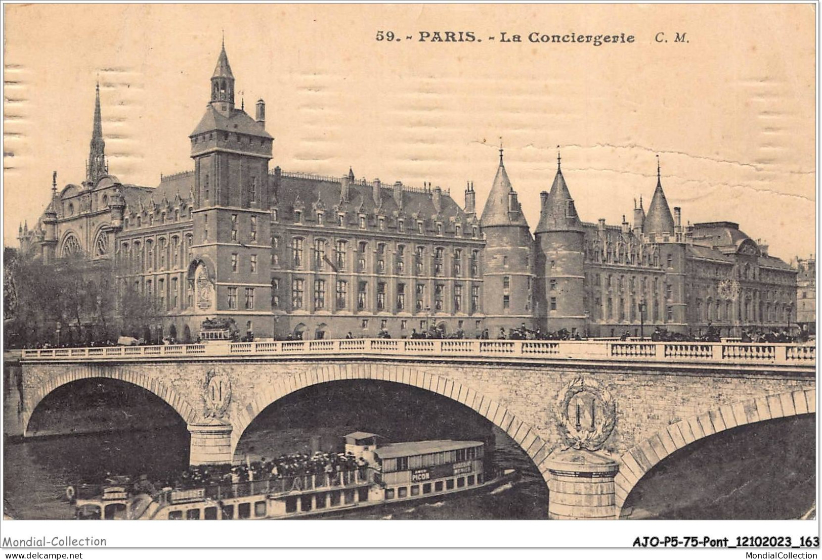 AJOP5-75-0508 - PARIS - PONT - La Conciergerie - Ponti