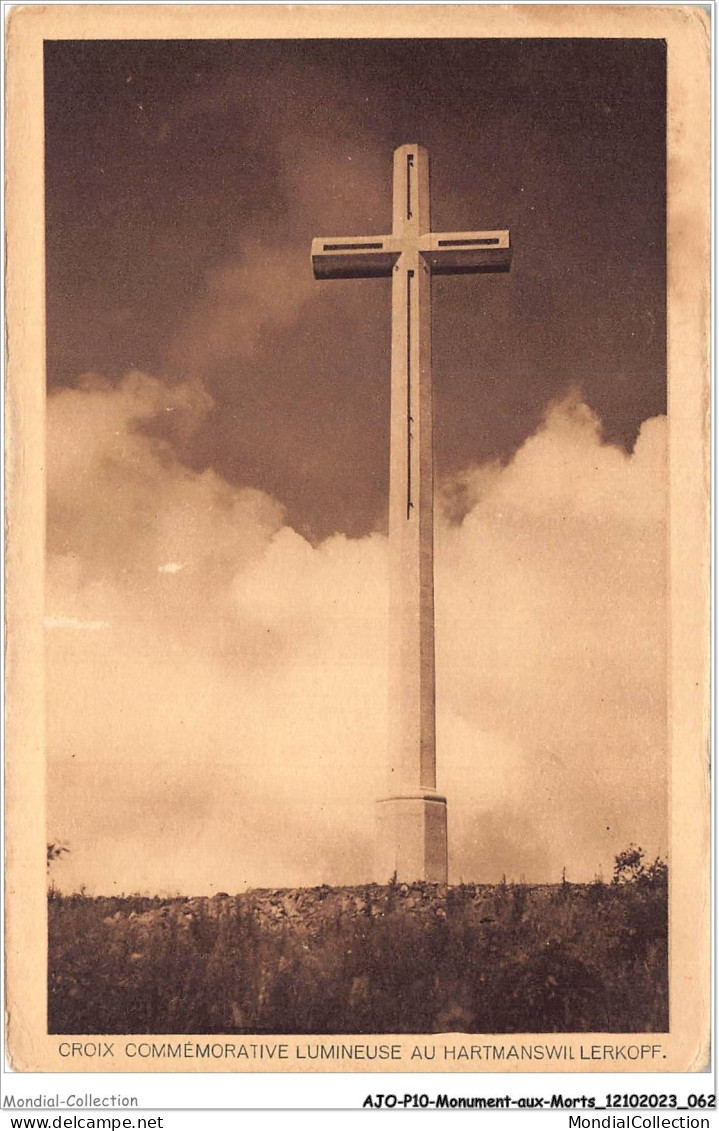 AJOP10-1054 - MONUMENT-AUX-MORTS - Croix Commémorative Lumineuse Au Hartmannswillerkopf - War Memorials