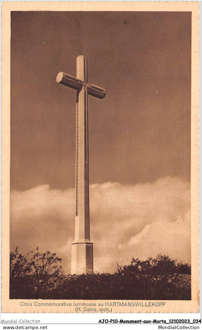 AJOP10-1040 - MONUMENT-AUX-MORTS - Croix Commémorative Lumineuse Au Hartmannswillerkopf  - Monuments Aux Morts