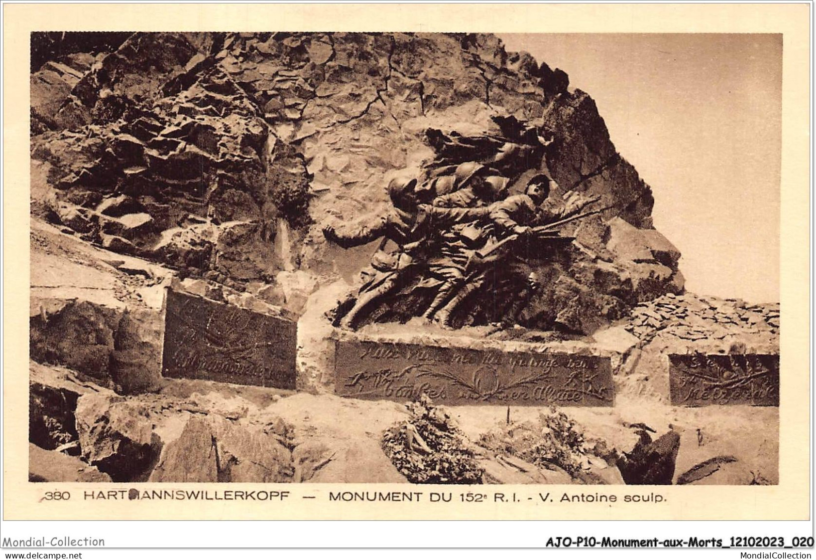 AJOP10-1033 - MONUMENT-AUX-MORTS - Hartmannswillerkopf - Monument Du 152 E R-i - Monumentos A Los Caídos