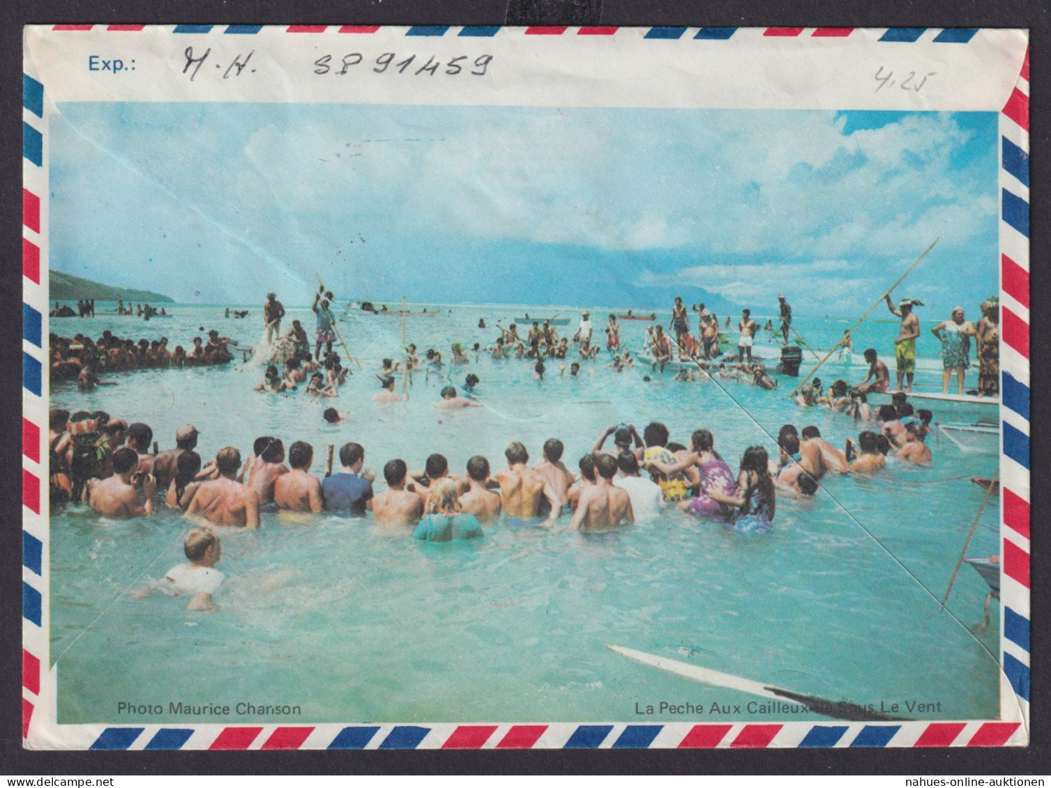 Frankreich Französisch Polynesien Brief Exotischer Beleg - Briefe U. Dokumente
