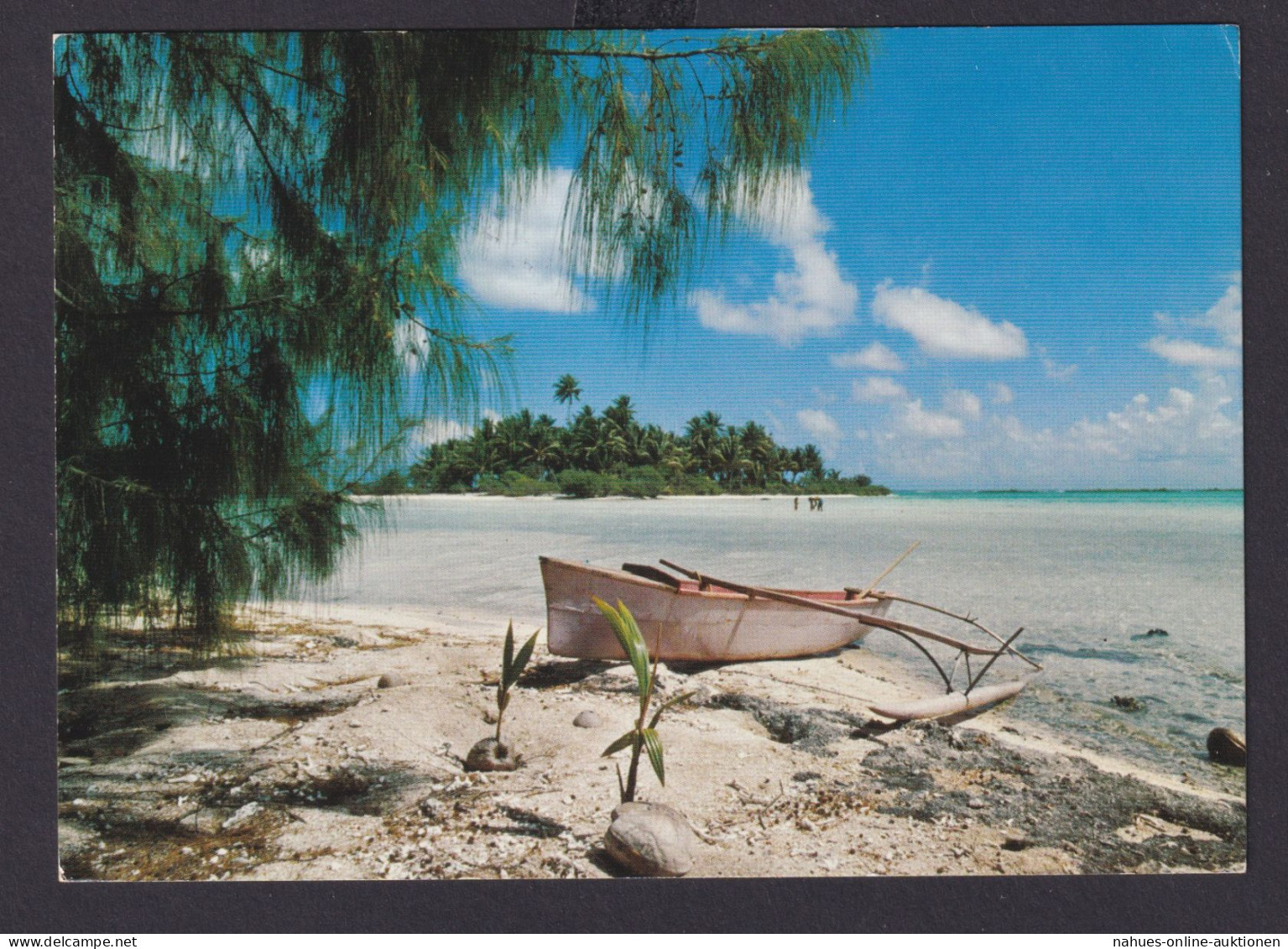 Frankreich Französisch Polynesien Brief Exotischer Beleg Od. Karte Ansichtskarte - Storia Postale