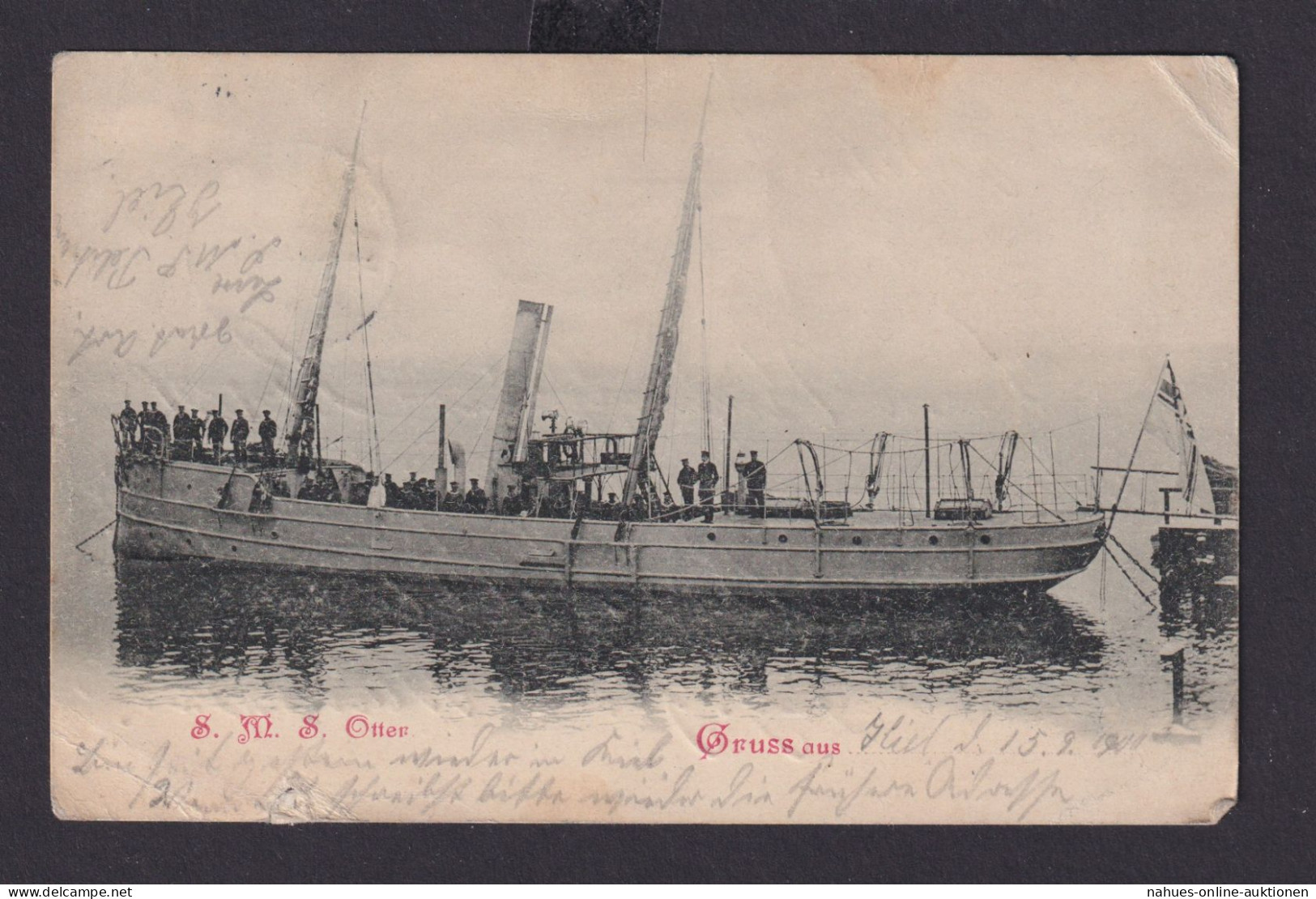 Ansichtskarte Kiel Schiff MS Otten Schleswig Holstein Nach Breslau Schlesien - Otros & Sin Clasificación