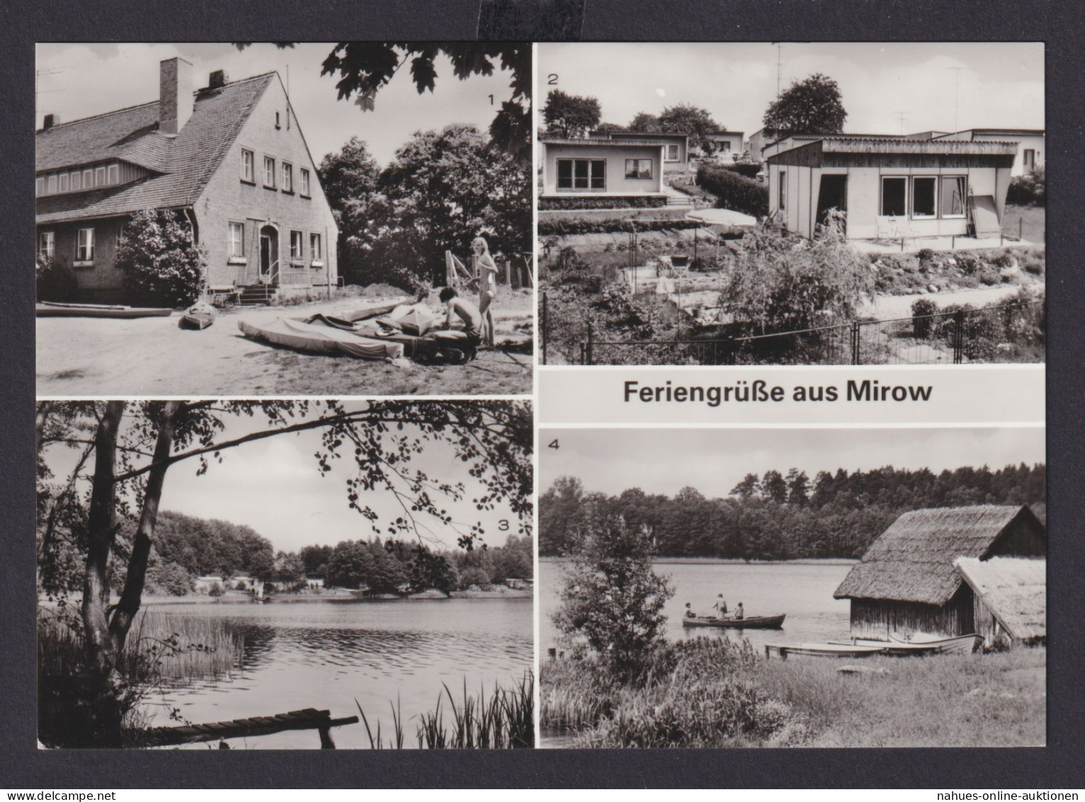 Ansichtskarte Mirow Mecklenburg Vorpommern Jugendherberge Bungalowsiedlung - Autres & Non Classés