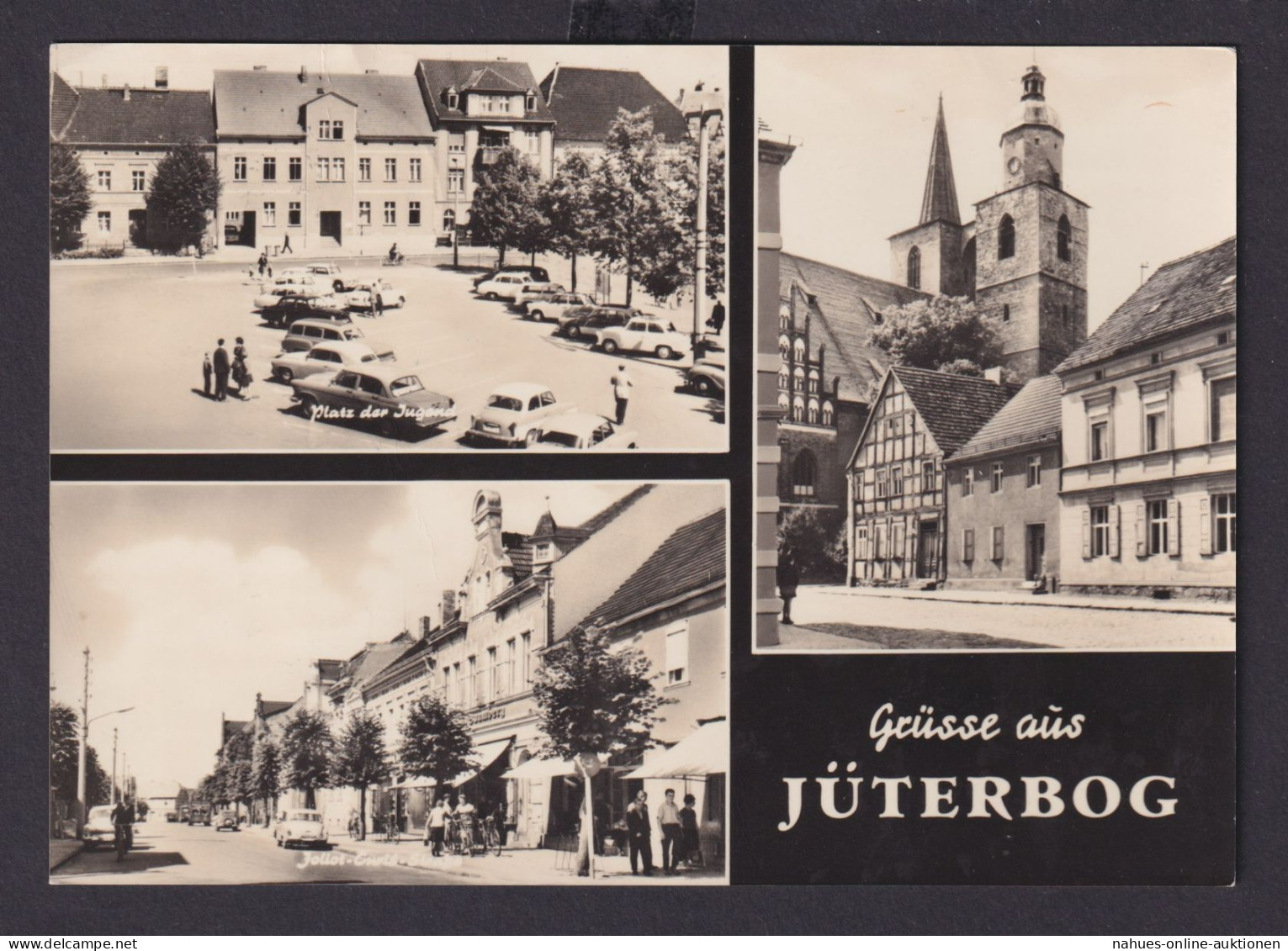 Ansichtskarte Jütebog Brandenburg Ortsansichten Nach Leipzig Sachsen 27.08.1968 - Altri & Non Classificati