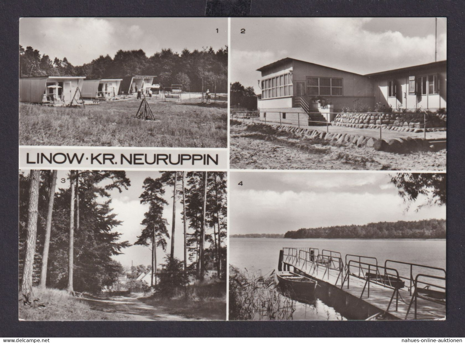 Ansichtskarte Linow Uckermark Brandenburg Rheinsberger See Ab Rheinsberg N. - Autres & Non Classés