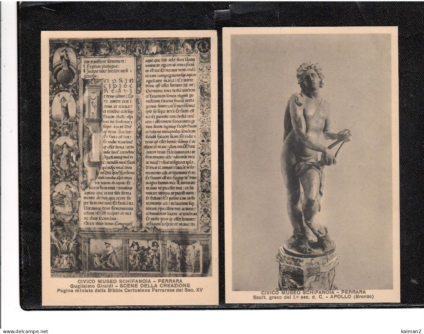 16688 - CIVICO MUSEO SCHIFANOIA-FERRARA / GRUPPO DI 8 CARDS NUOVE - Museum