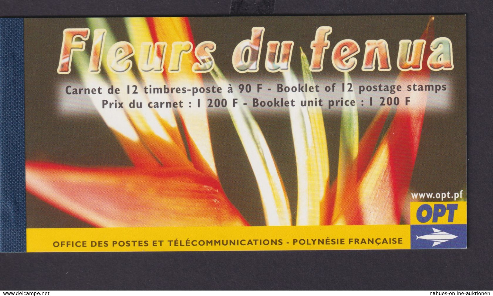 Frankreich Französisch Polynesien Kolonien Markenheftchen 925-936 Blumen Flora - Brieven En Documenten