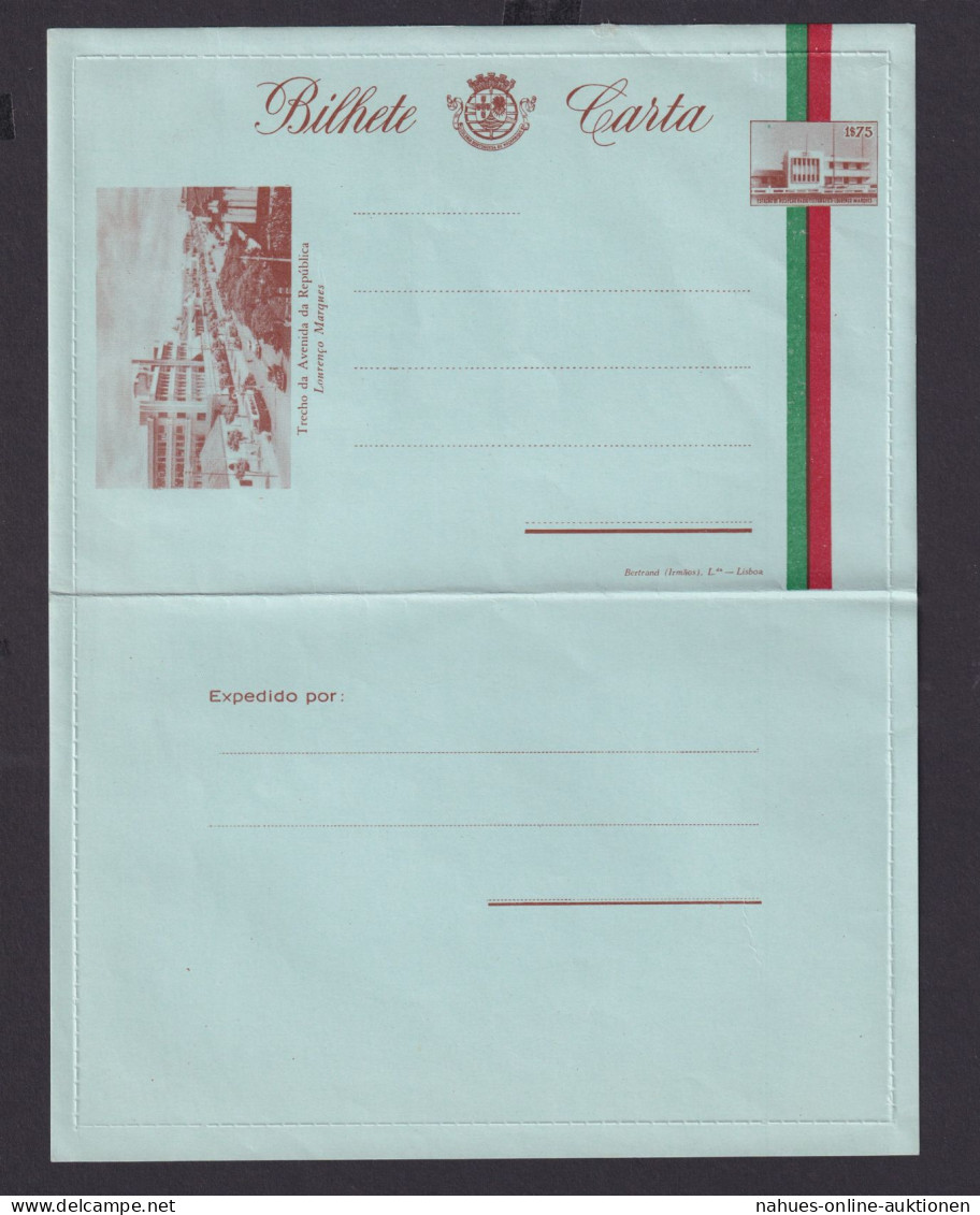 Mosambik Mozambique Afrika Portugal Kolonien Selt. Ganzsache Kartenbrief 1,75 $ - Briefe U. Dokumente