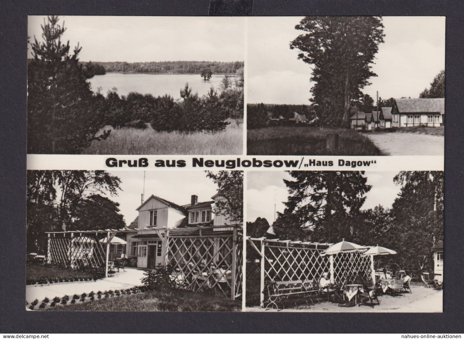 Ansichtskarte Neuglobsow Brandenburg Erholung Urlaub Haus Dagow Verlag Rotophot - Autres & Non Classés
