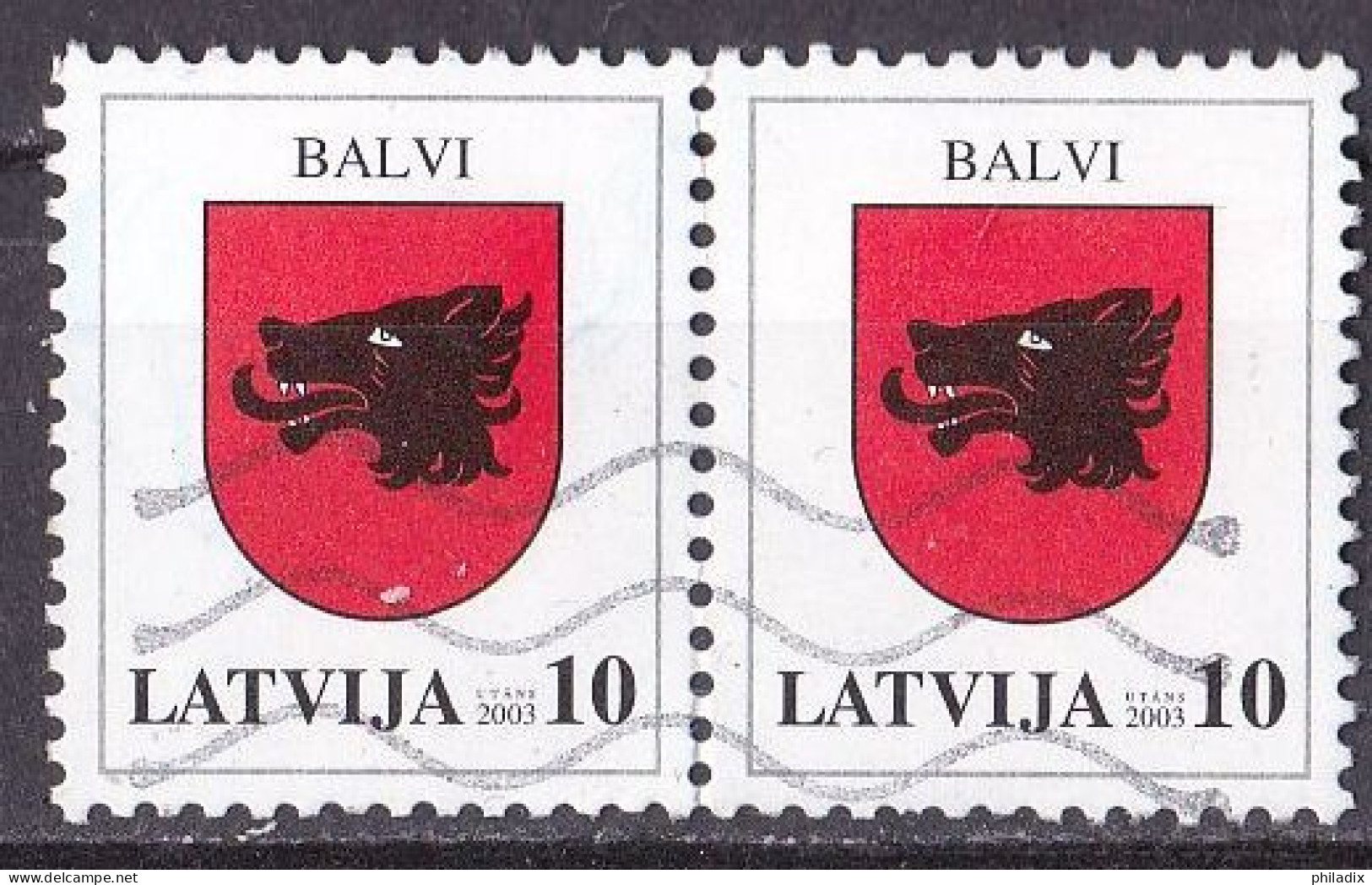 Lettland Marke Von 2003 O/used (A5-13) - Letonia