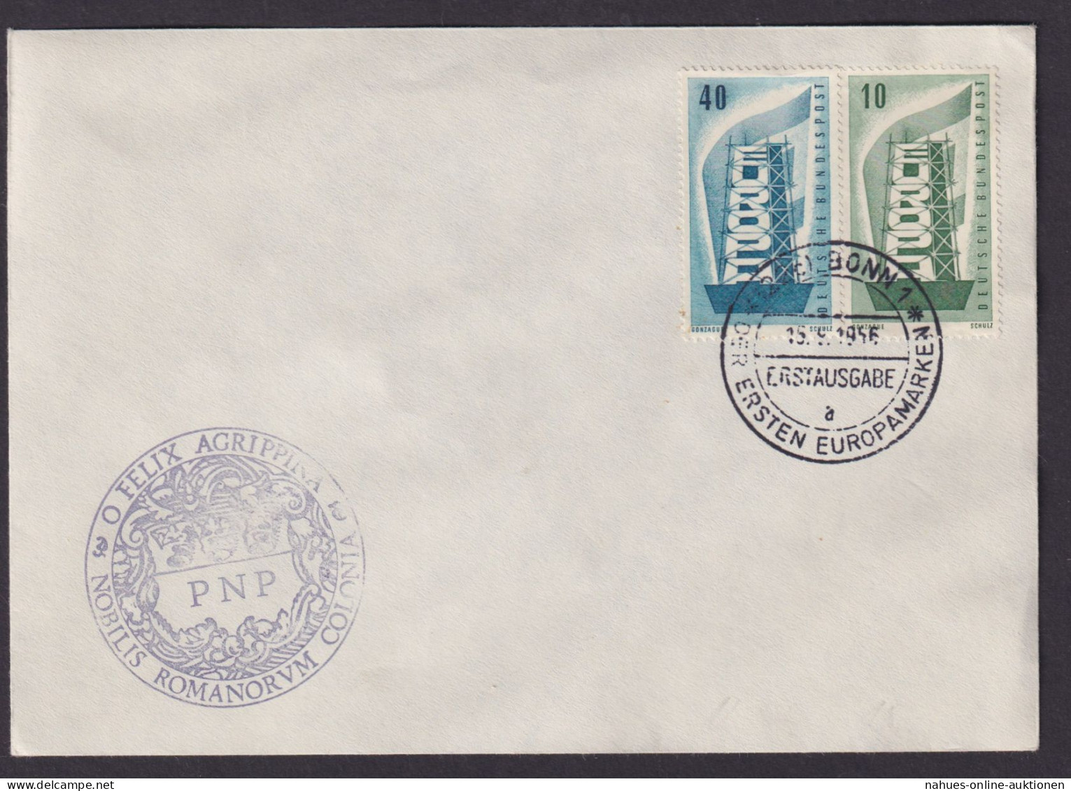 Europa Cept Bund Bundesrepublik Bonn Brief 241-242 SST FDC Kat.-Wert 45,00 € - Lettres & Documents